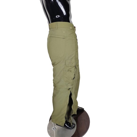REI Men's Green Cargo Ankle Zip Convertible Utility Cargo Pants Size XL … - Picture 4 of 9